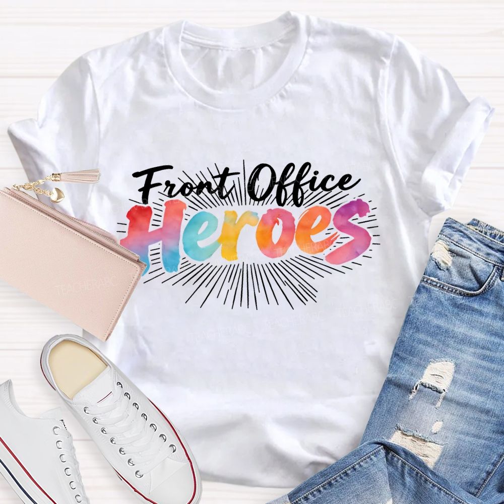 Front Office Heroes Teacher T-Shirt