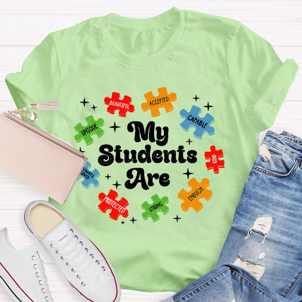 My Students Are Unique Beautiful Teacher T-shirt