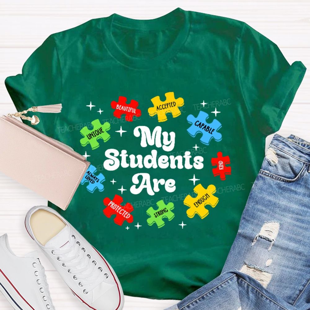 My Students Are Unique Beautiful Teacher T-shirt