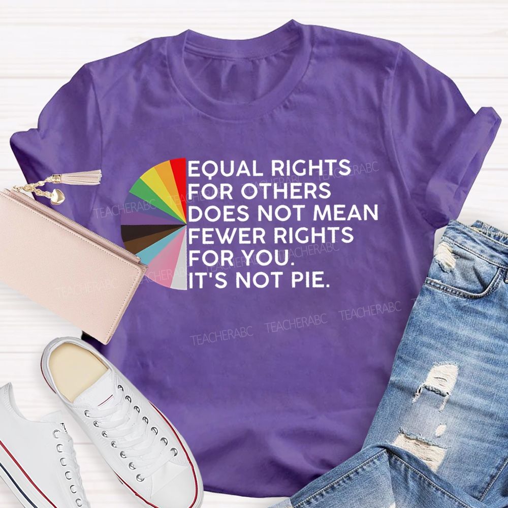 Equal Rights For Others Does Not Mean Fewer Rights For You Graphic Teacher T-shirt