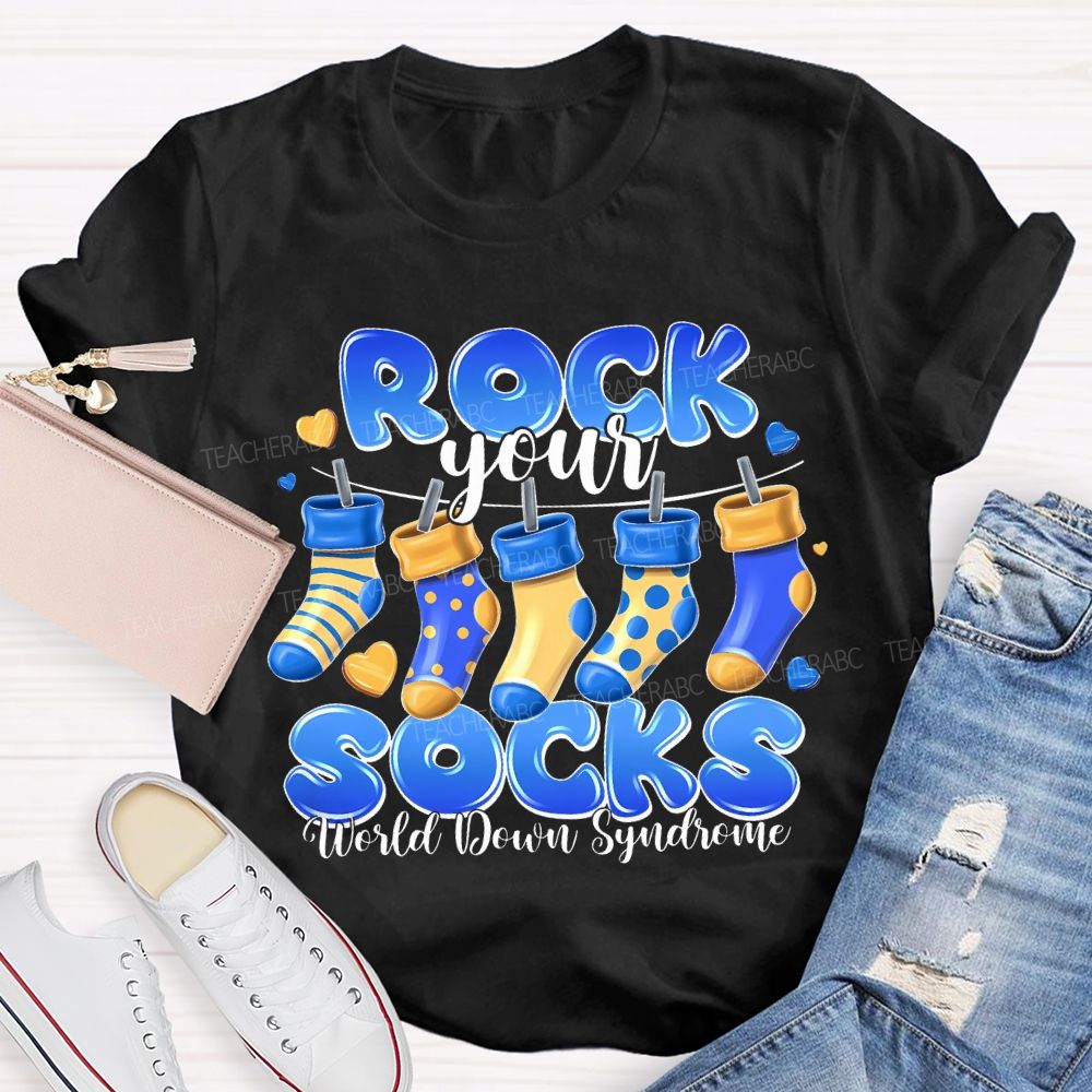Rock Your Socks World Down Syndrome T-shirt