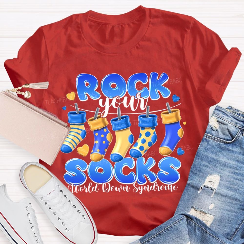 Rock Your Socks World Down Syndrome T-shirt