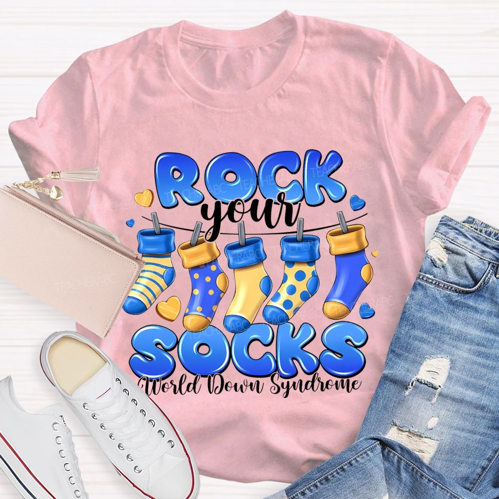 Rock Your Socks World Down Syndrome T-shirt