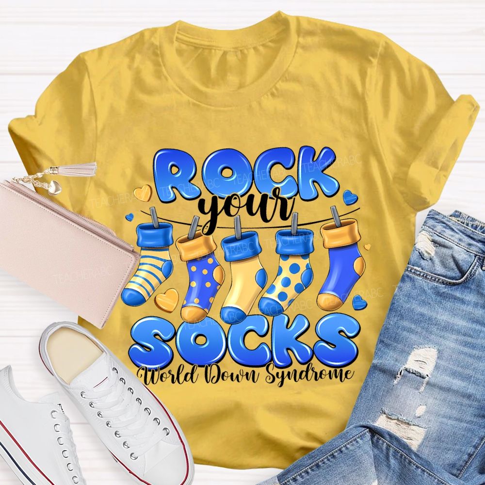 Rock Your Socks World Down Syndrome T-shirt