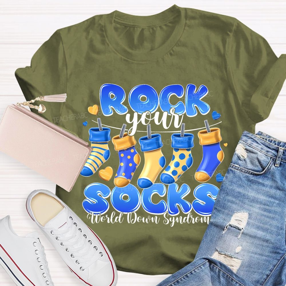 Rock Your Socks World Down Syndrome T-shirt