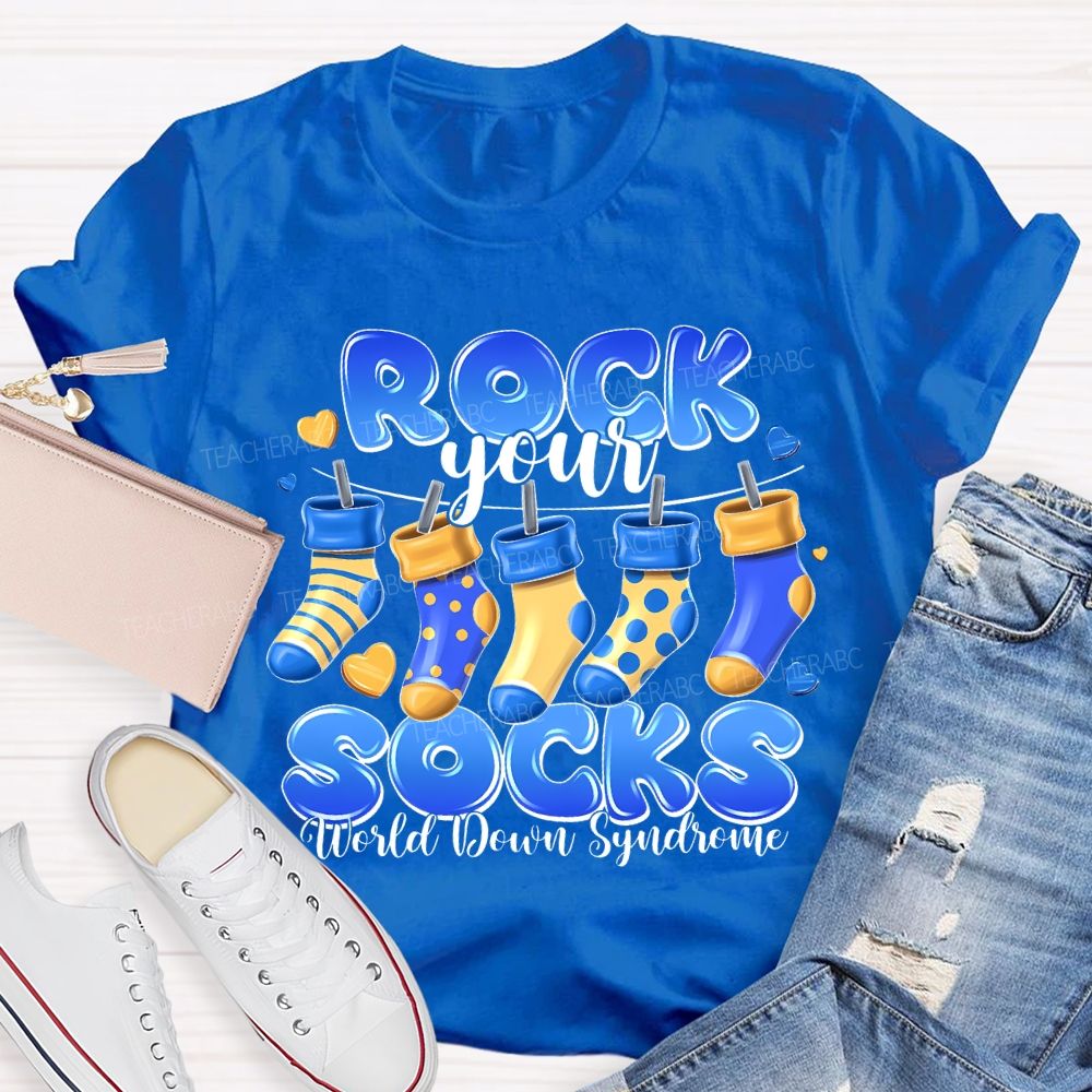 Rock Your Socks World Down Syndrome T-shirt