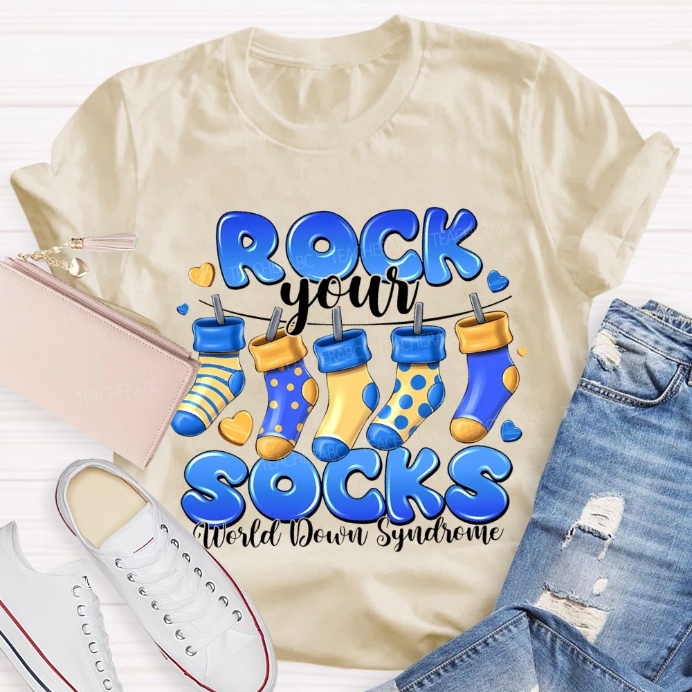 Rock Your Socks World Down Syndrome T-shirt