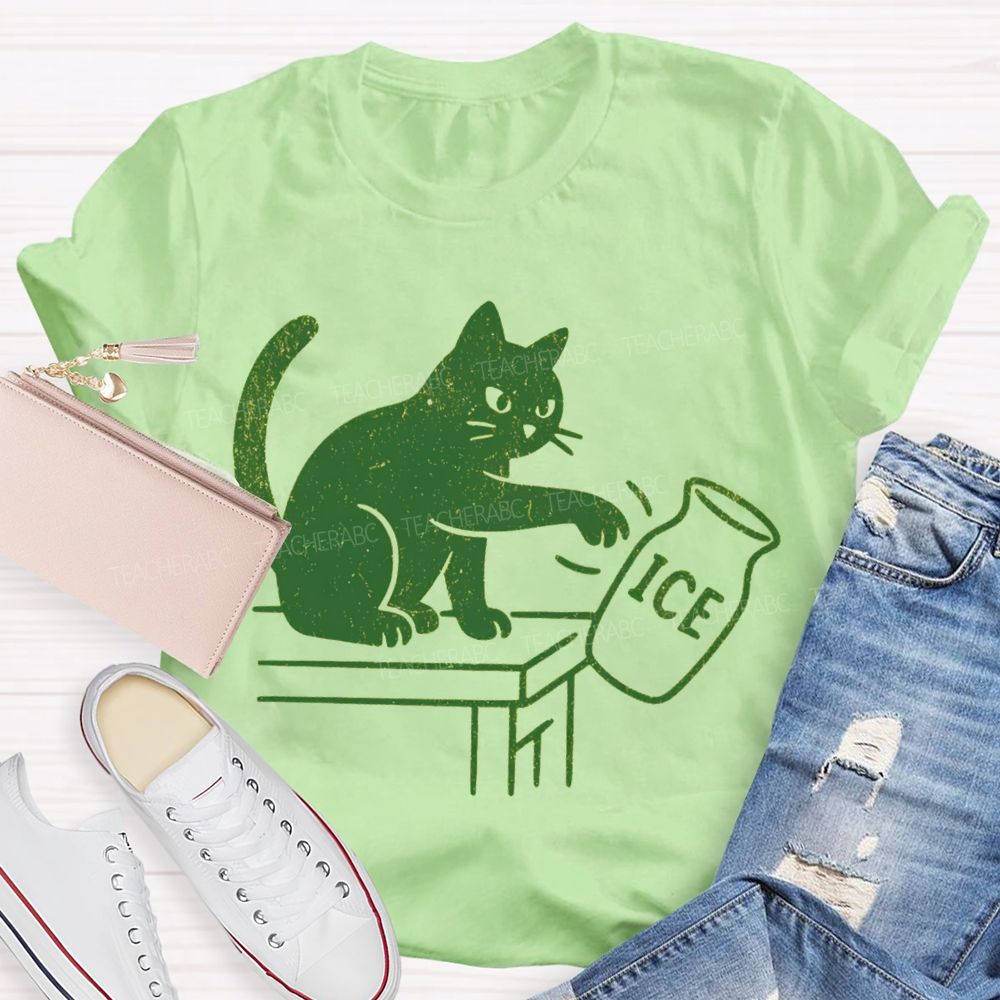 Cats And Ice Cubes Teacher T-shirt