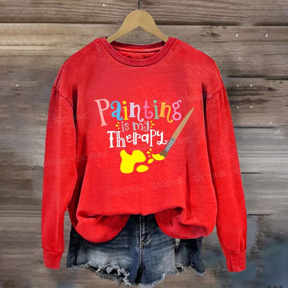 Painting Is My Therapy Sweatshirt