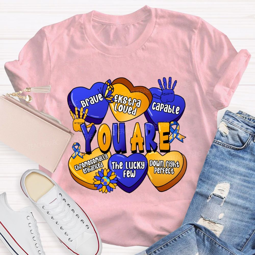 You Are Brave Capable The Lucky Few Teacher T-Shirt