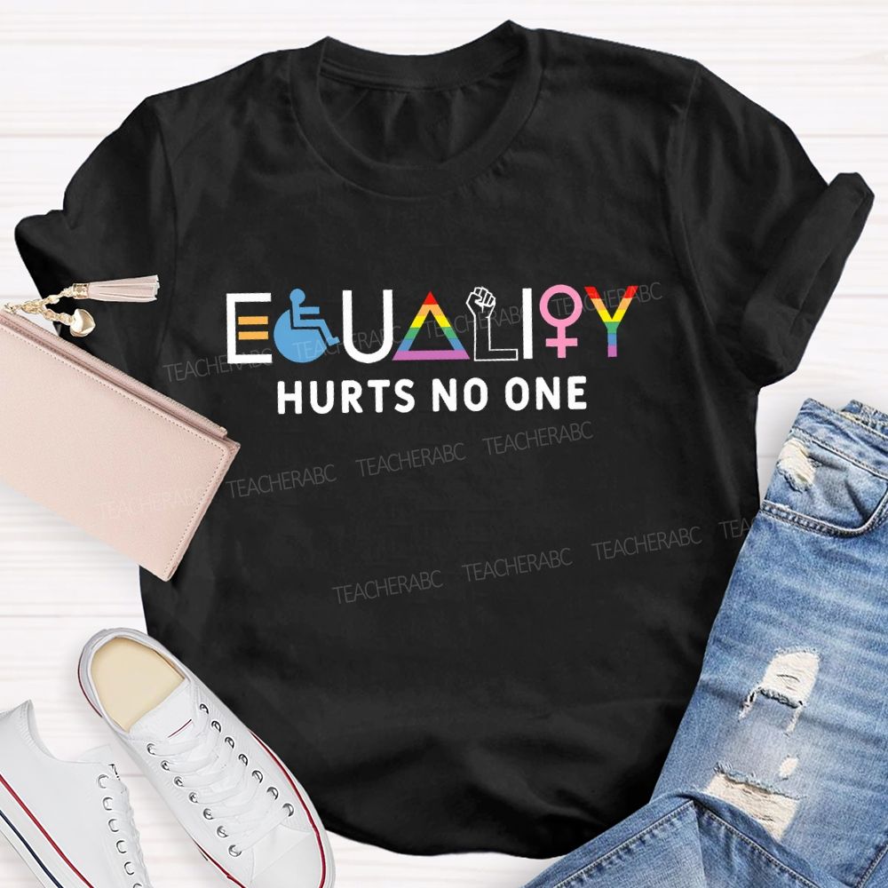 Equity Hurts No One Teacher T-shirt