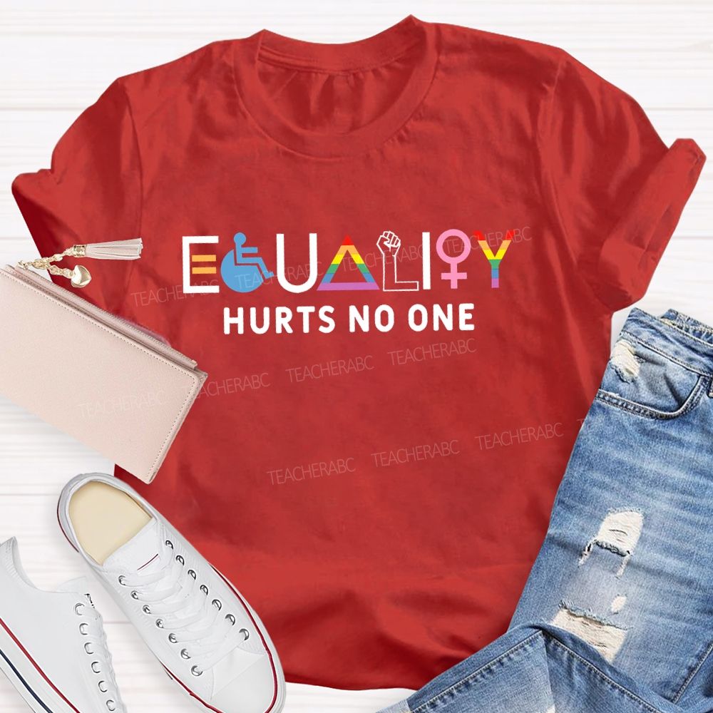 Equity Hurts No One Teacher T-shirt