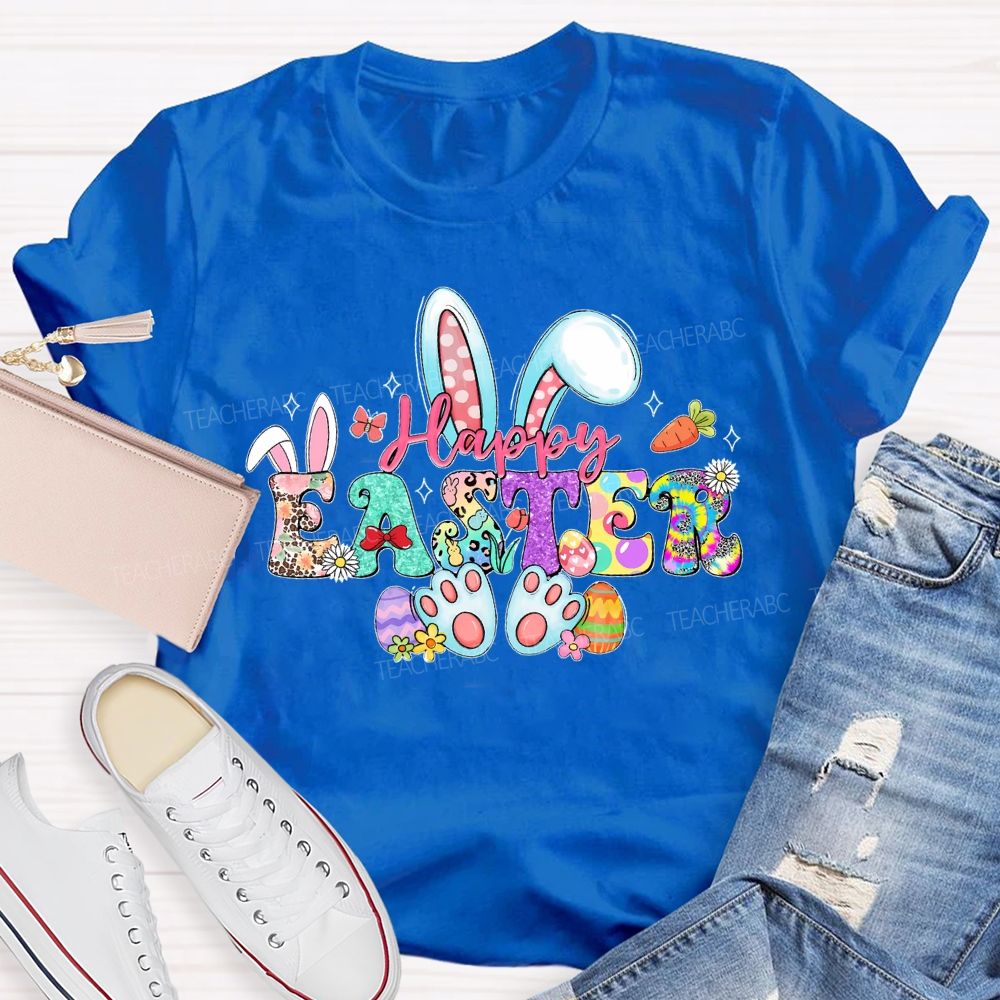 Happy Easter Graphics Teacher T-shirt