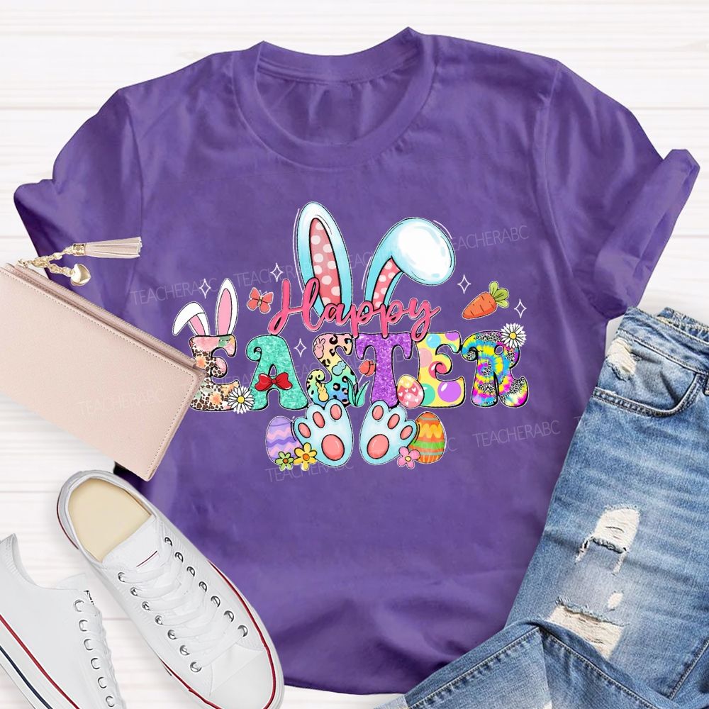 Happy Easter Graphics Teacher T-shirt