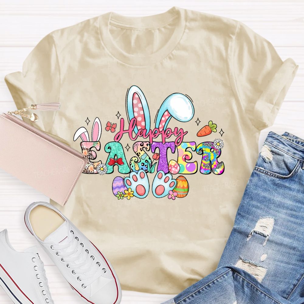 Happy Easter Graphics Teacher T-shirt