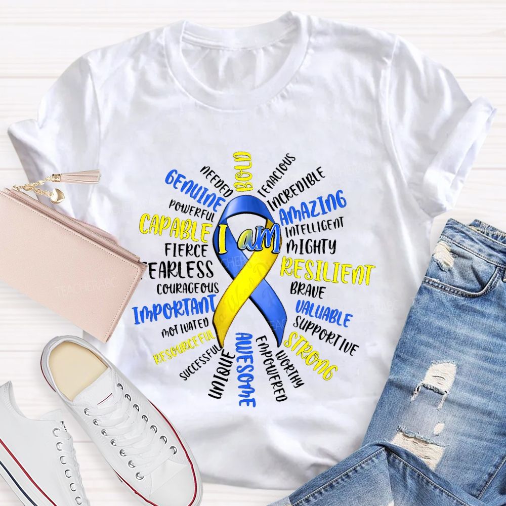 I Am Bold Amazing Valuable Strong Awesome Important Teacher T-shirt