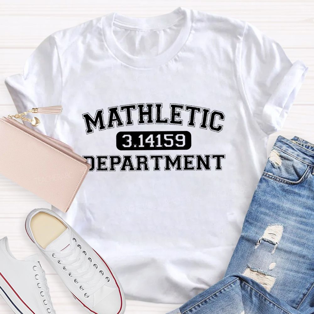 Mathletic Department Math Teacher T-shirt