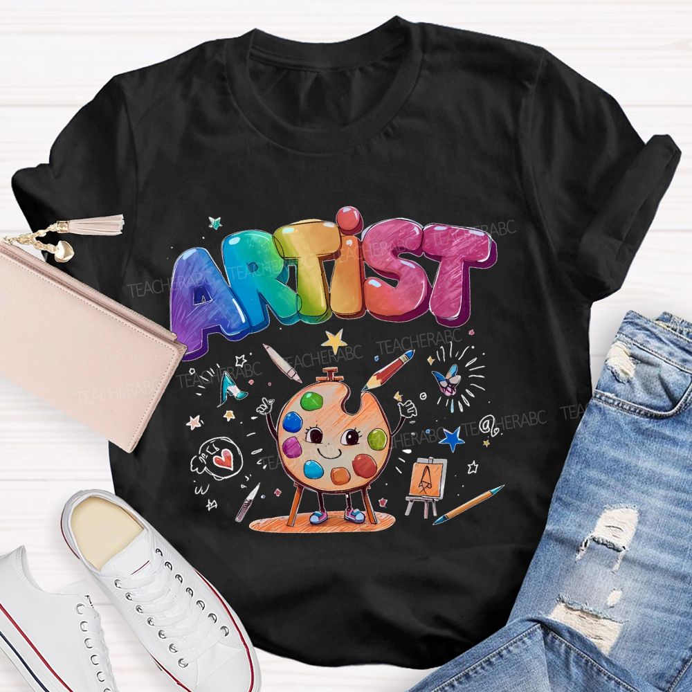 Artist Graphics Teacher T-shirt