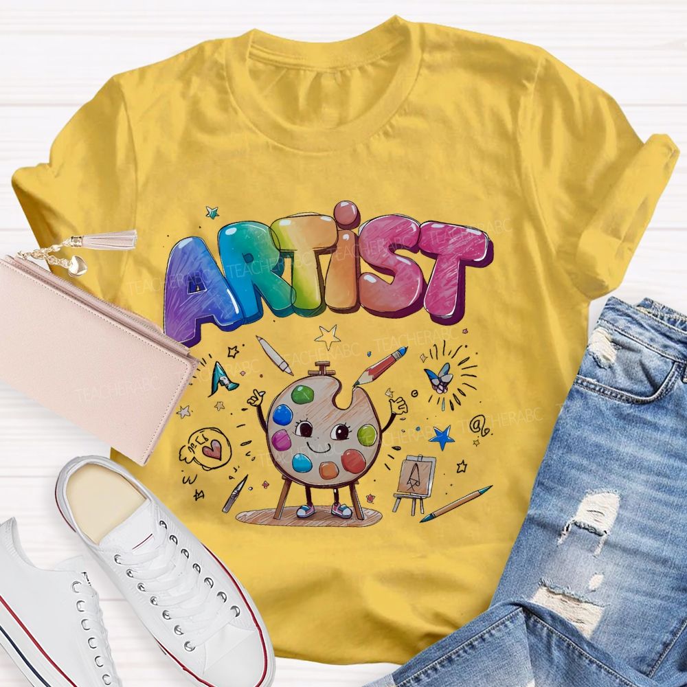 Artist Graphics Teacher T-shirt