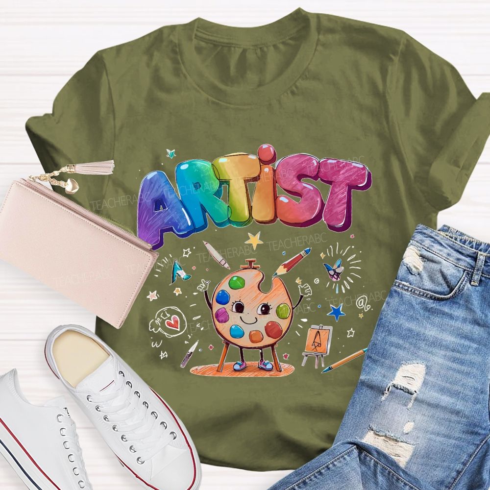 Artist Graphics Teacher T-shirt
