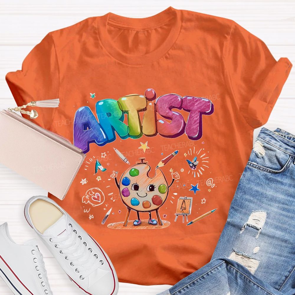 Artist Graphics Teacher T-shirt