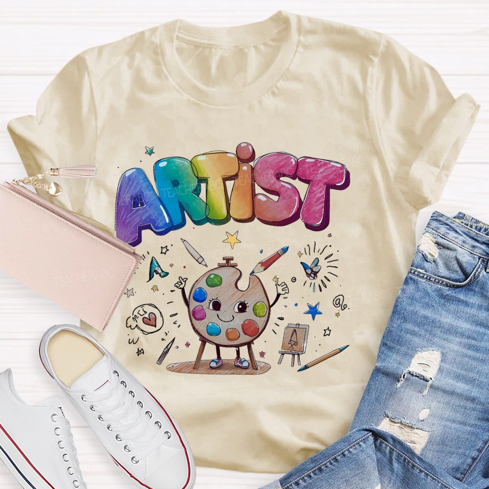 Artist Graphics Teacher T-shirt