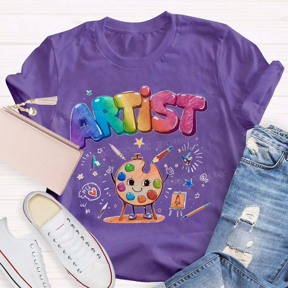 Artist Graphics Teacher T-shirt