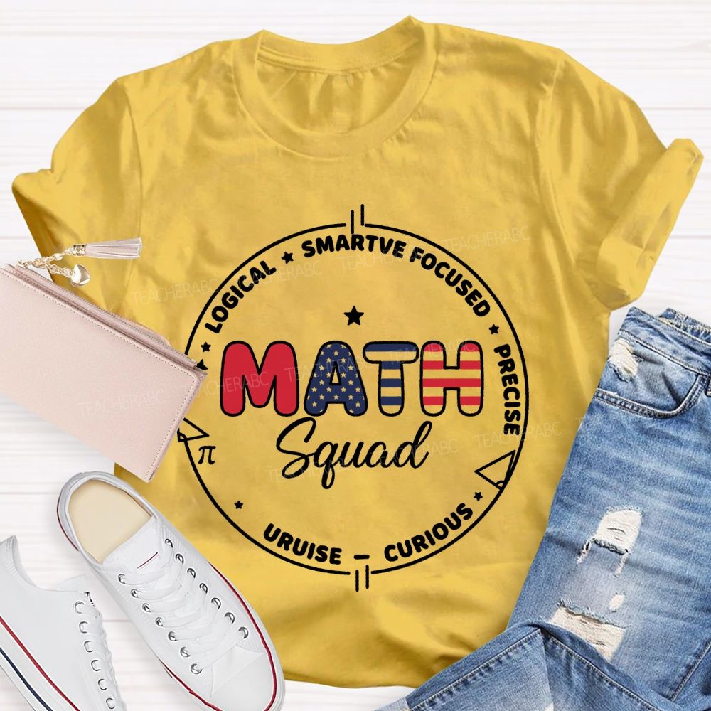 Math Squad Logical Teacher T-shirt