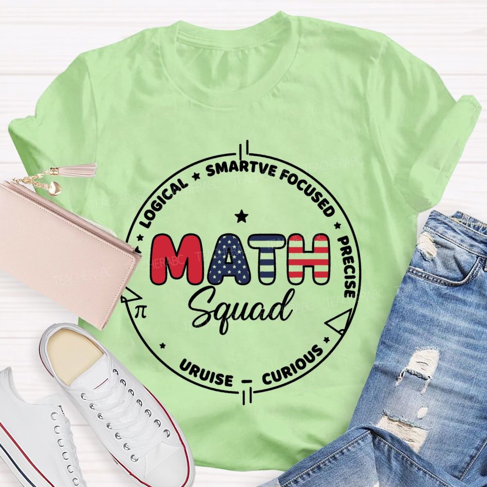 Math Squad Logical Teacher T-shirt