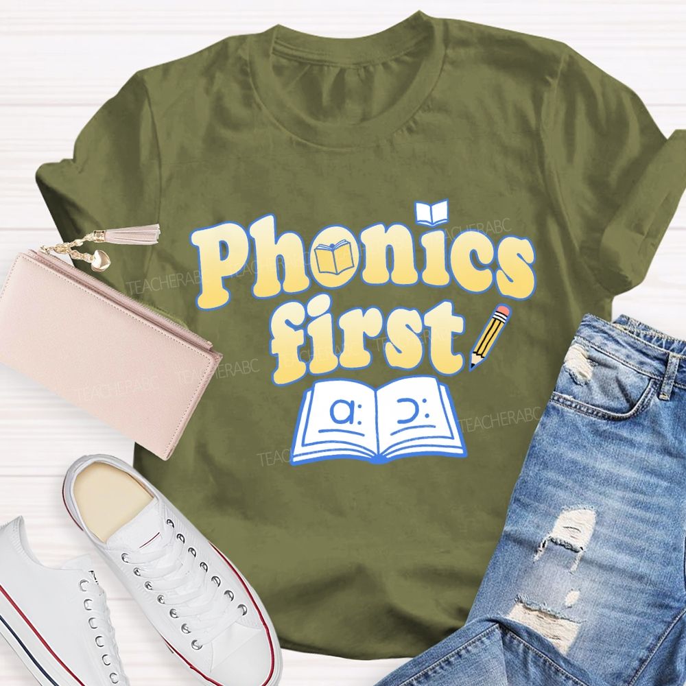 Phonics First Teacher T-shirt