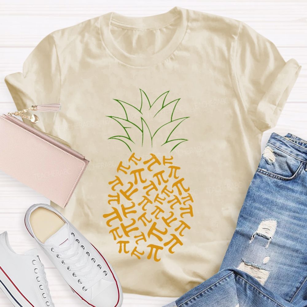Pineapple Pi Mathematics Teacher T-shirt