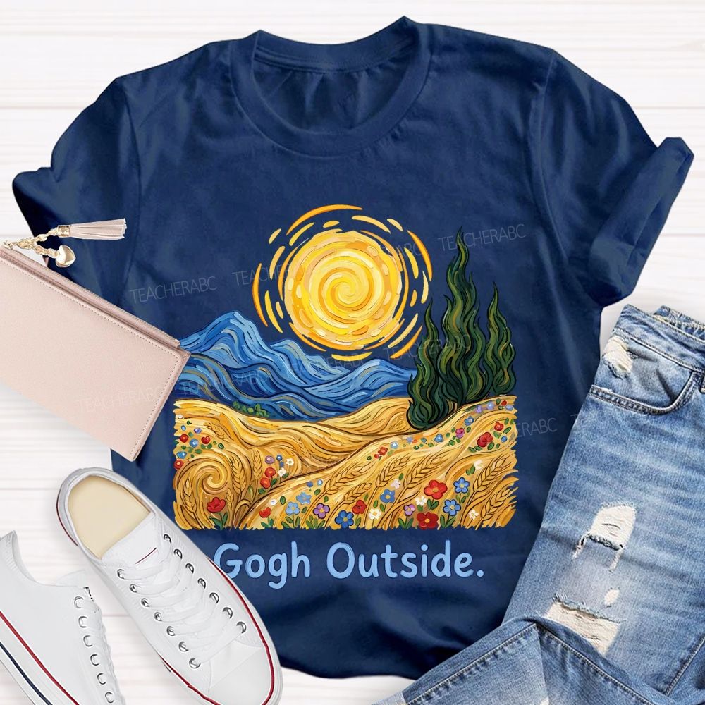 Gogh Outside Teacher T-shirt