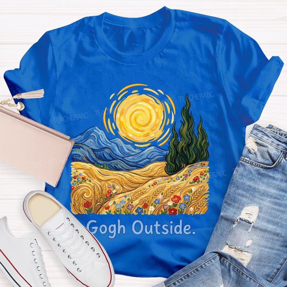 Gogh Outside Teacher T-shirt