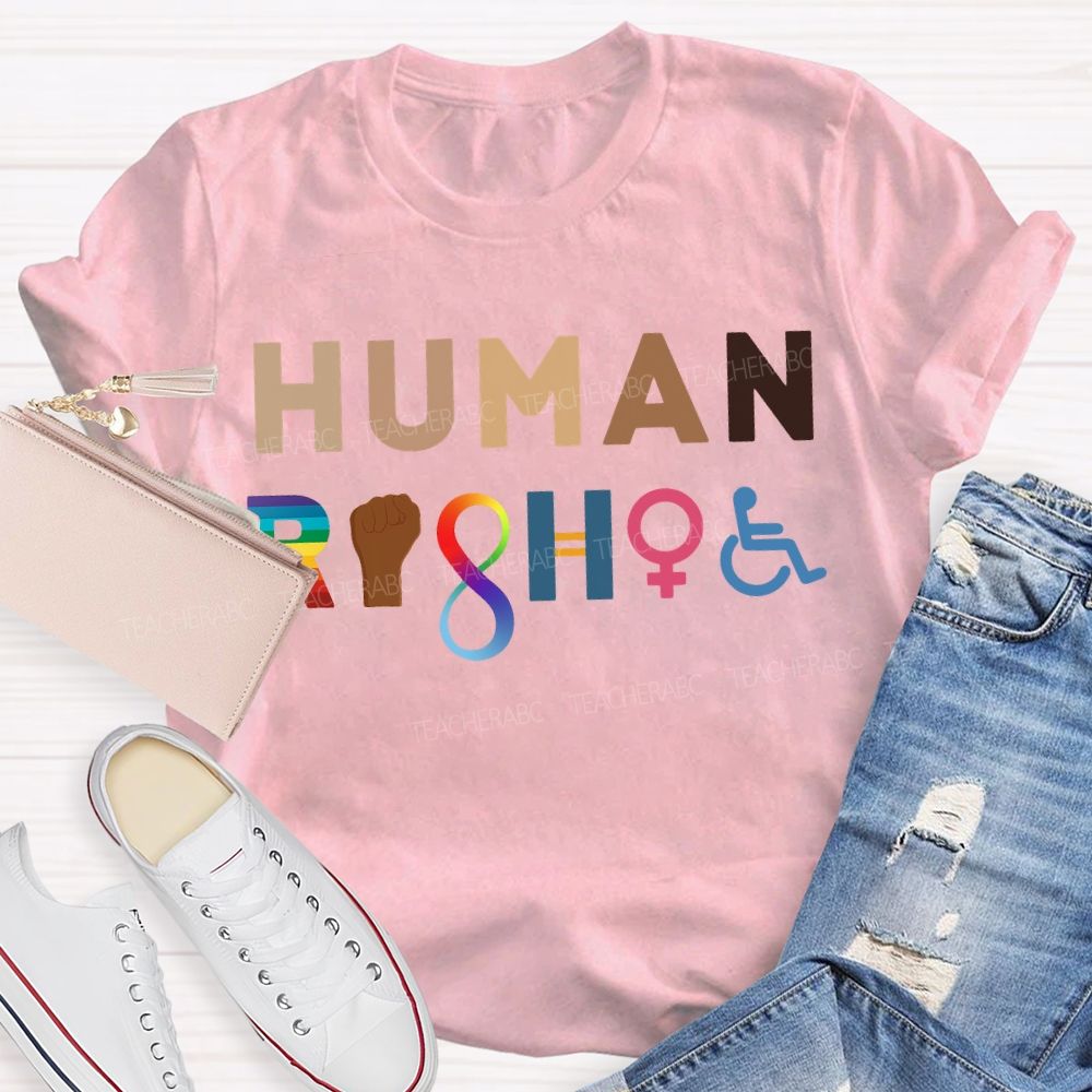 Human Equality Kind Be Both Social Justice Teacher T-shirt