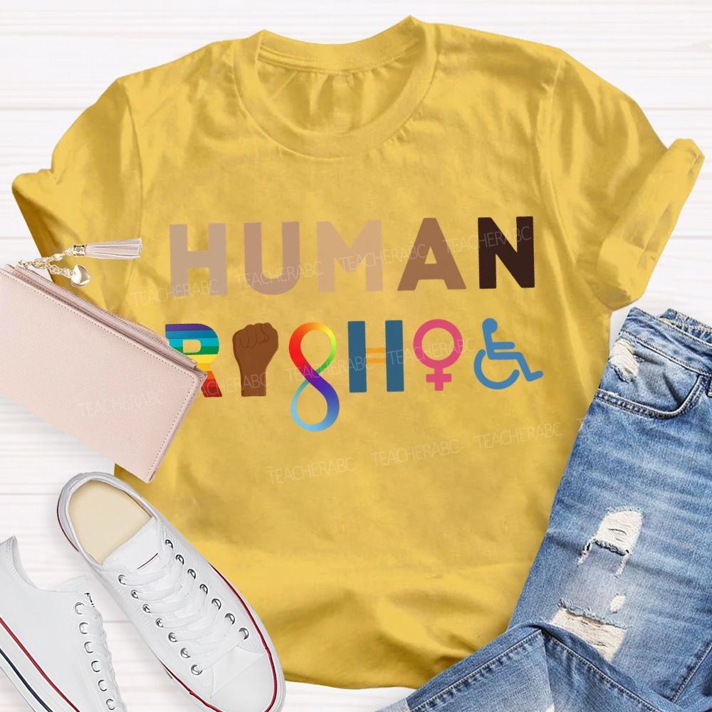 Human Equality Kind Be Both Social Justice Teacher T-shirt