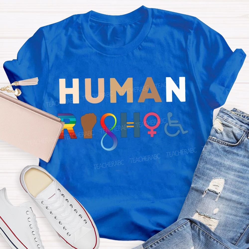 Human Equality Kind Be Both Social Justice Teacher T-shirt