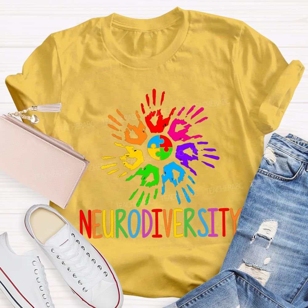 Embrace Neurodiversity Special Education Teacher T-shirt