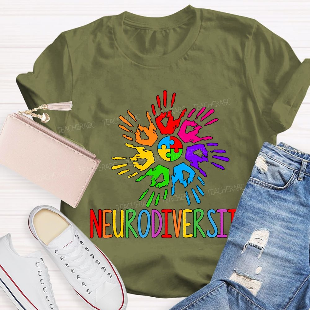 Embrace Neurodiversity Special Education Teacher T-shirt