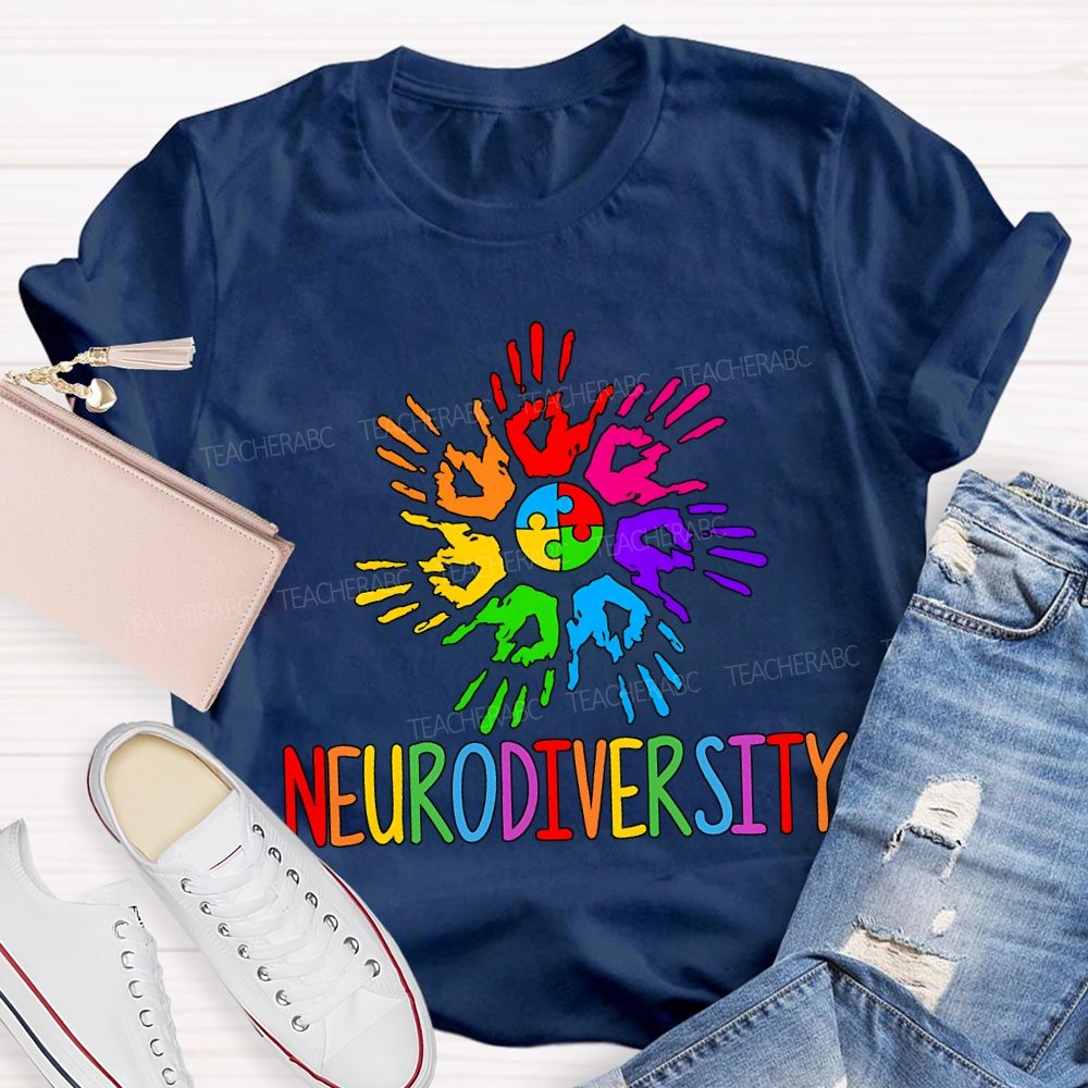 Embrace Neurodiversity Special Education Teacher T-shirt
