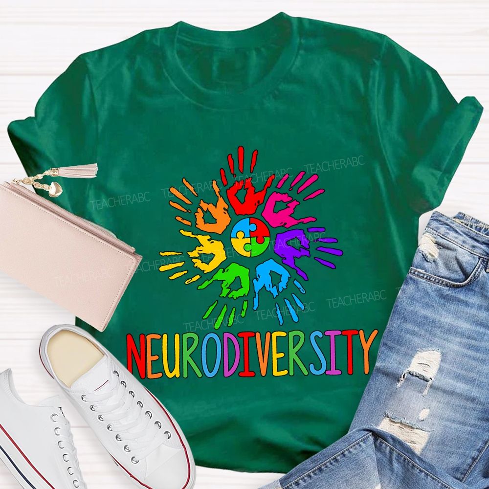 Embrace Neurodiversity Special Education Teacher T-shirt