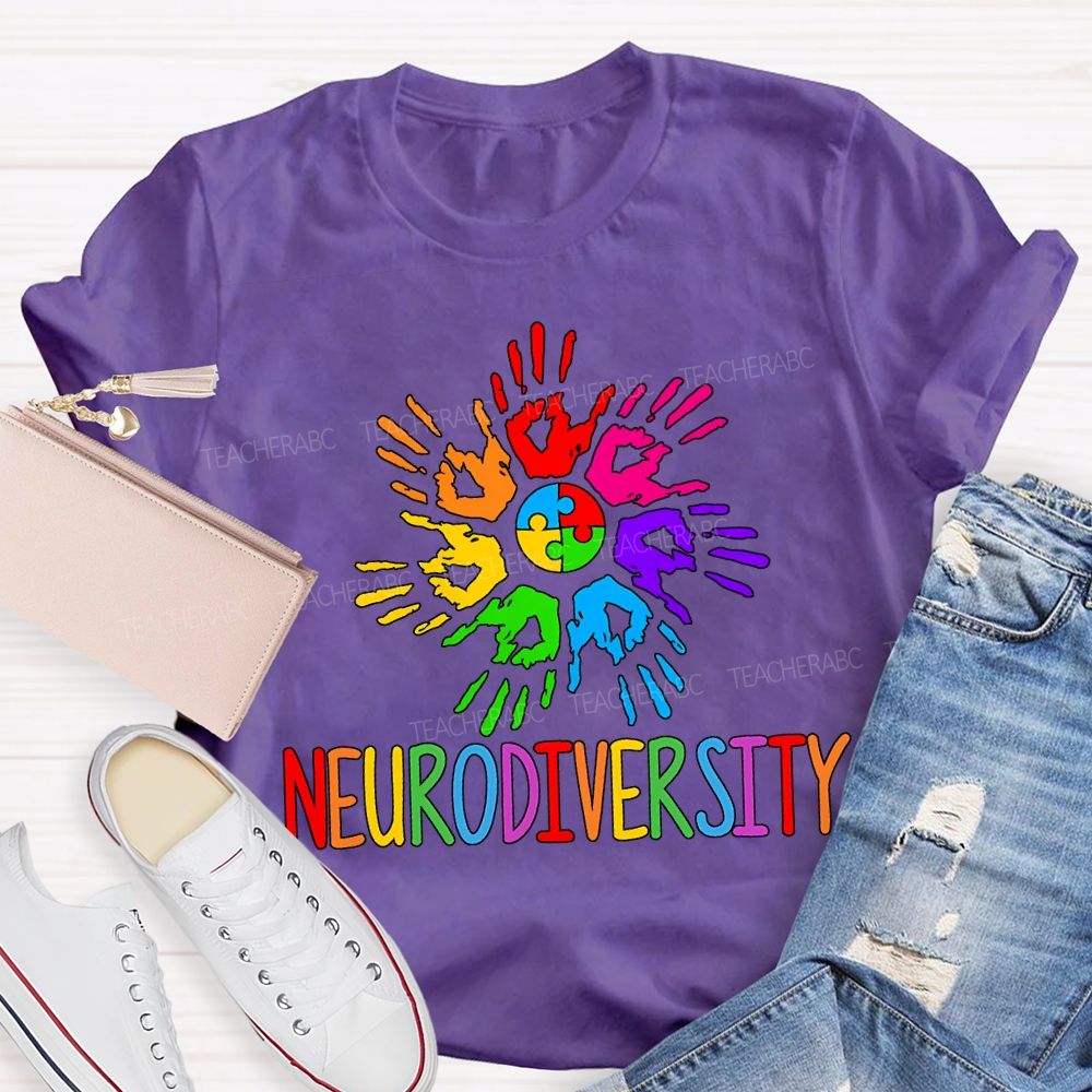 Embrace Neurodiversity Special Education Teacher T-shirt