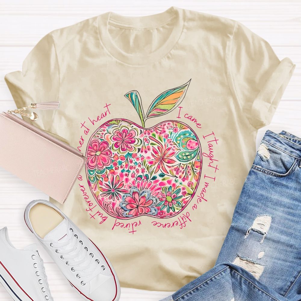 Teacher At Heart I Came Teacher T-shirt