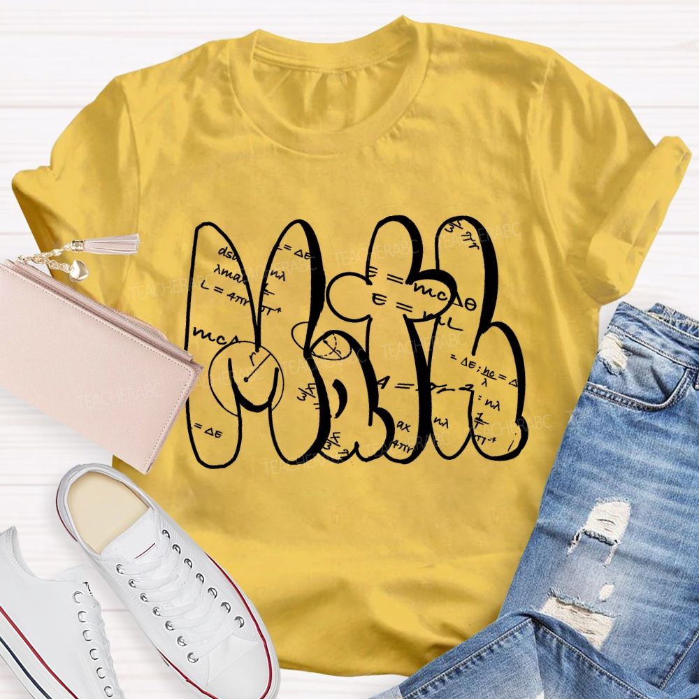 Mathematical Formula Math Teacher T-shirt