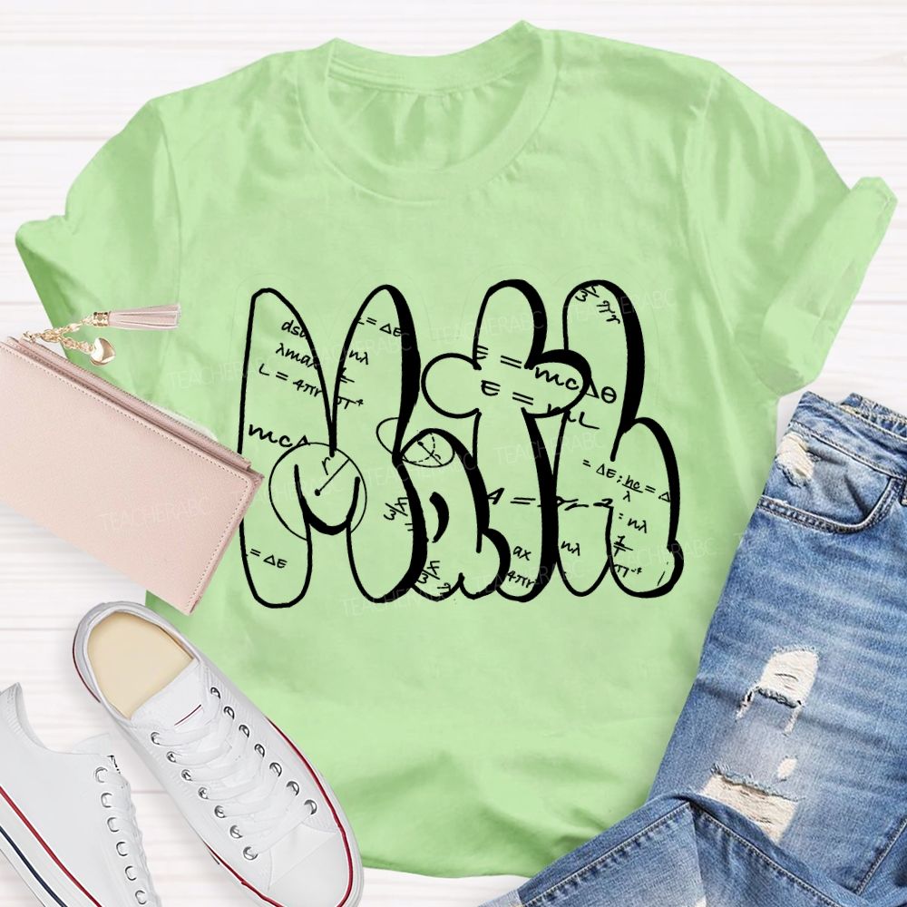 Mathematical Formula Math Teacher T-shirt