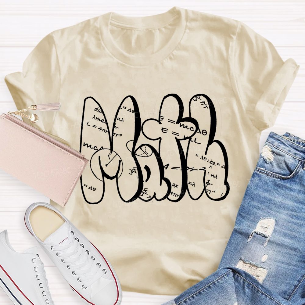 Mathematical Formula Math Teacher T-shirt