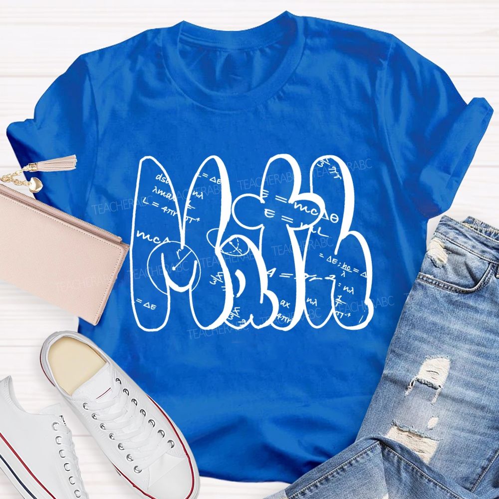 Mathematical Formula Math Teacher T-shirt