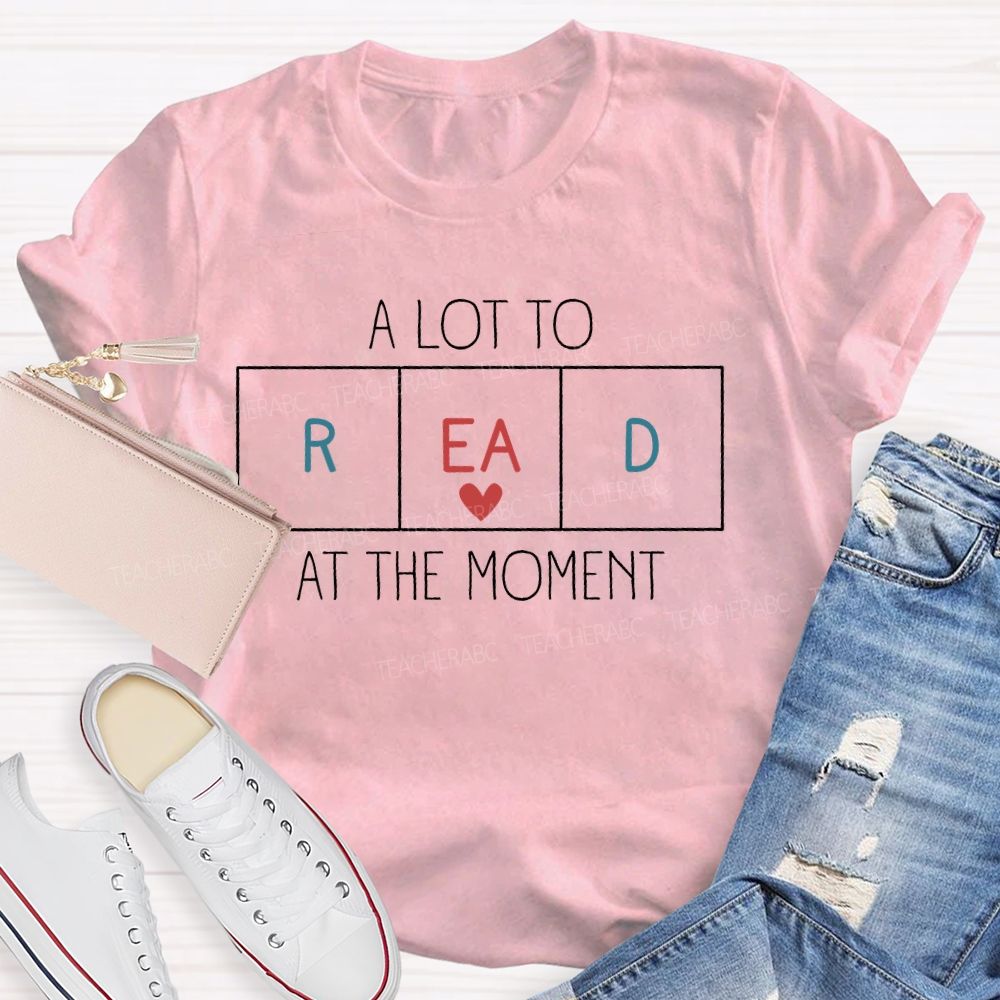 A Lot To Read At The Moment Teacher T-shirt