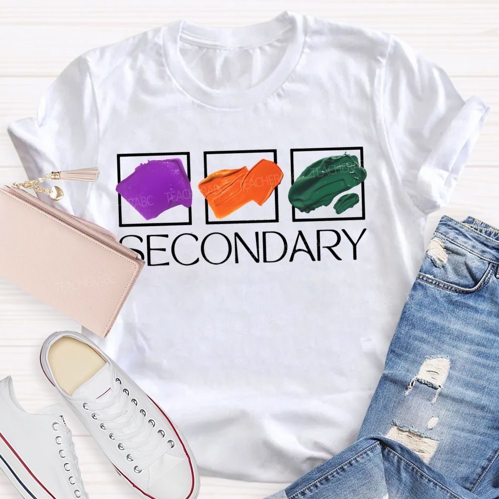 Secondary Colors Painter Artist Art Teacher T-shirt
