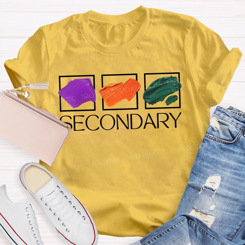 Secondary Colors Painter Artist Art Teacher T-shirt