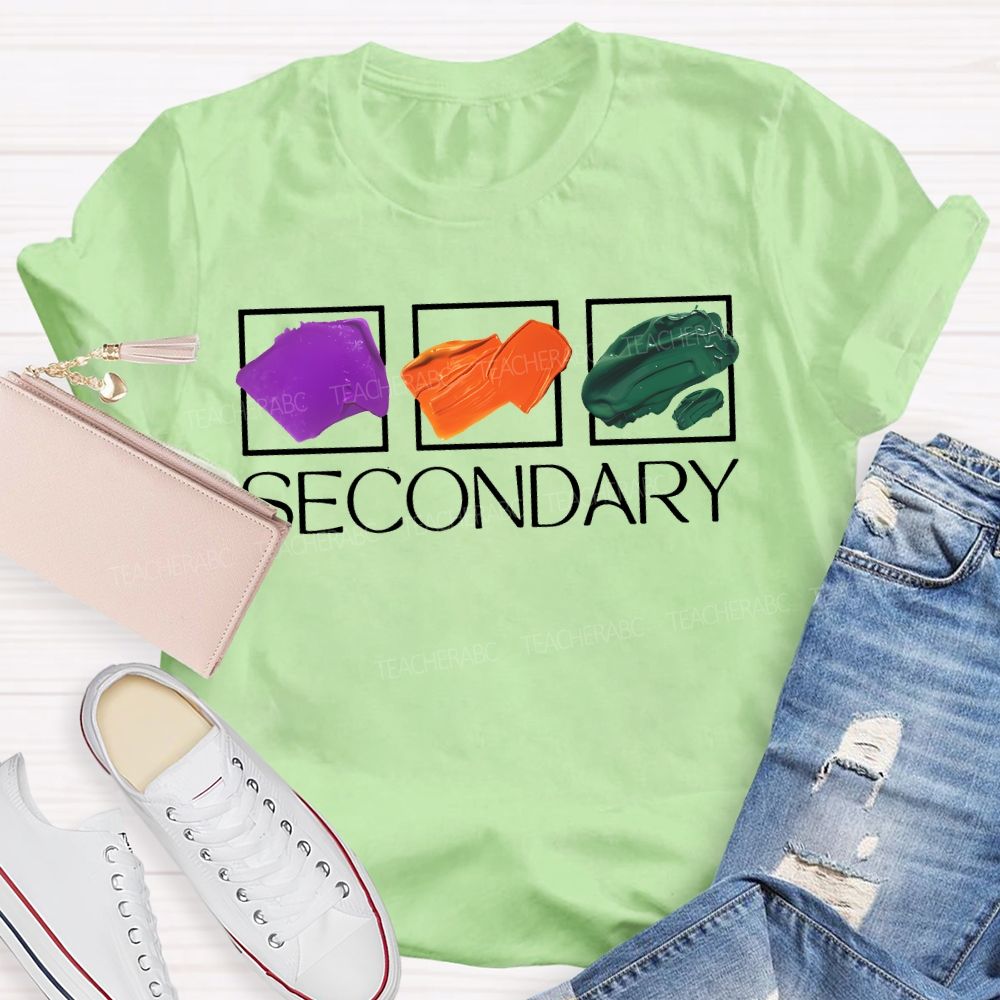 Secondary Colors Painter Artist Art Teacher T-shirt